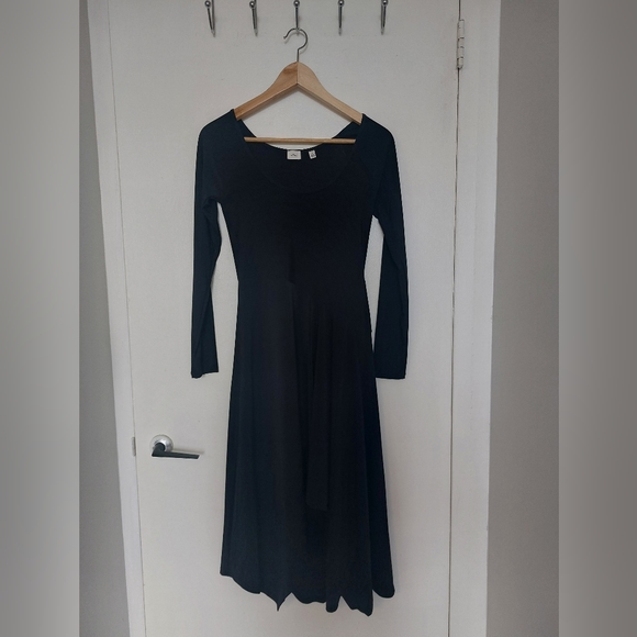 Black Wilfred Nuage midi dress - Picture 2 of 5